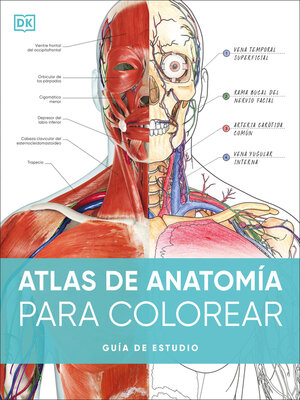 cover image of Atlas de anatomía para colorear (The Human Body Coloring Book)